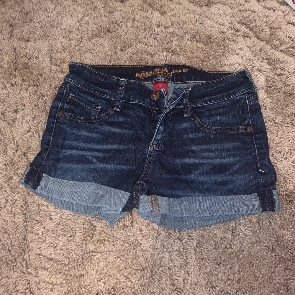 Arizona Jean Company Women's Dark Blue Jean Shorts